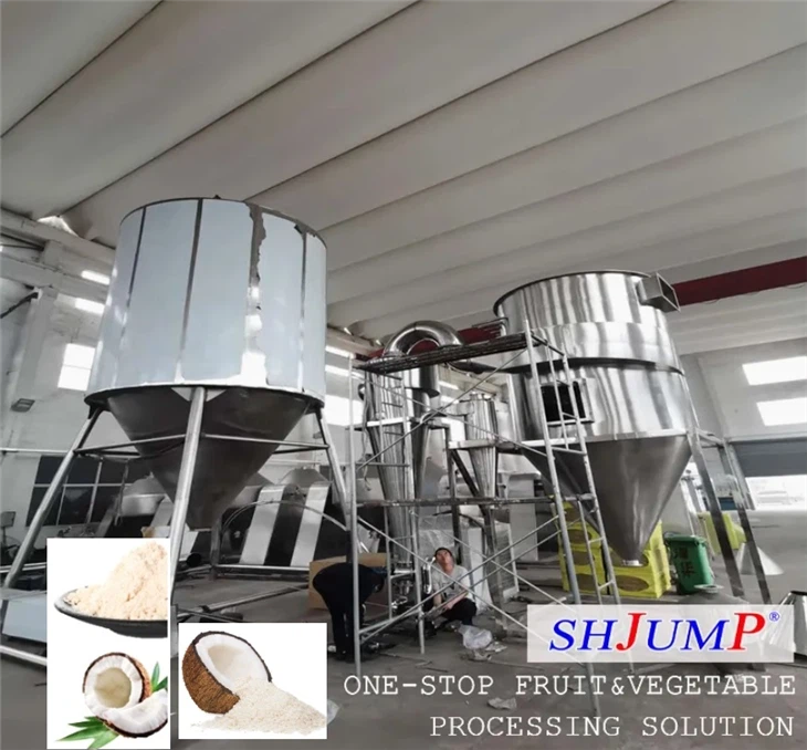 Dây chuyền chế biến bột dừa