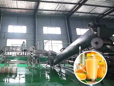 Dây chuyền sản xuất nước cam NFC ở Hồ Bắc, Trung Quốc